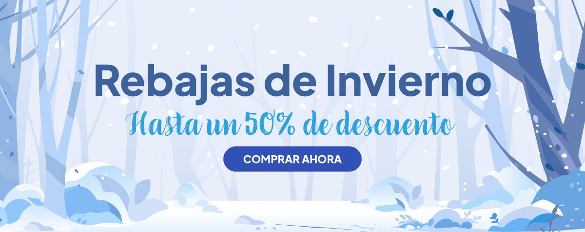 Rebajas de Invierno. Hasta un 50% de descuento. Comprar ahora