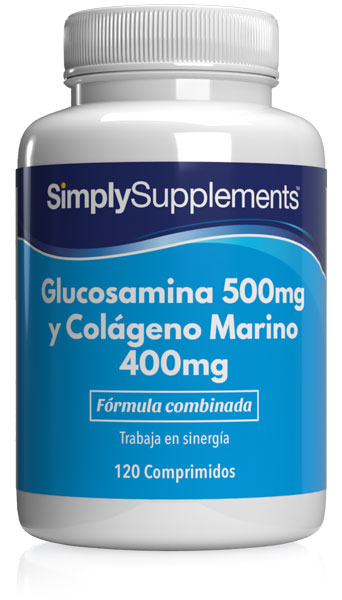 Glucosamina 500mg y Colágeno Marino 400mg