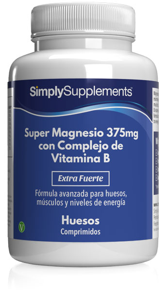 Super Magnesio 375mg con Complejo Vitamina B