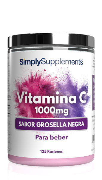 Vitamina C en polvo 1000mg - Sabor Grosella negra