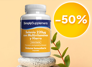 Selenio 220 mcg con Multivitaminas y Hierro