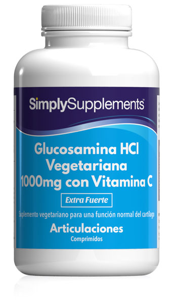 Glucosamina HCl Vegetariana  1000mg con Vitamina C