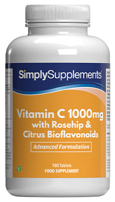 Vitamina C 1000mg con Rosa Mosqueta y Bioflanovoides cítricos