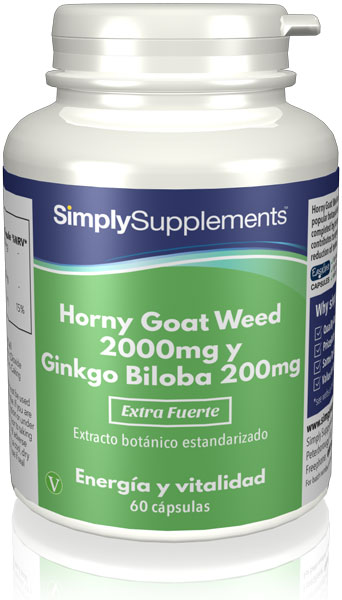Horny Goat Weed 2000mg | Ginkgo Biloba 200mg